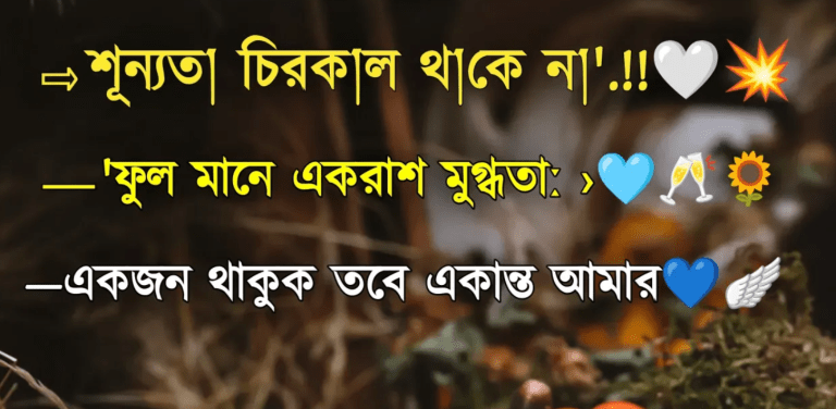 বাংলা শর্ট ক্যাপশন
